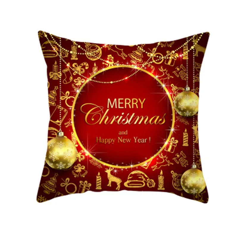 Веселое Рождество Наволочка для подушки наволочка для дома Рождественские украшения подарки Рождественский Декор счастливый год 5z - Цвет: HH293-20