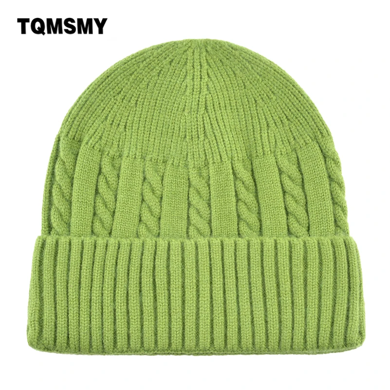

TQMSMY Winter Knitted Hat Men Women Fashion Solid Color Skullcap Boys Girls Hip Hop Skullies Beanies Knitting Soft Hats TMB25
