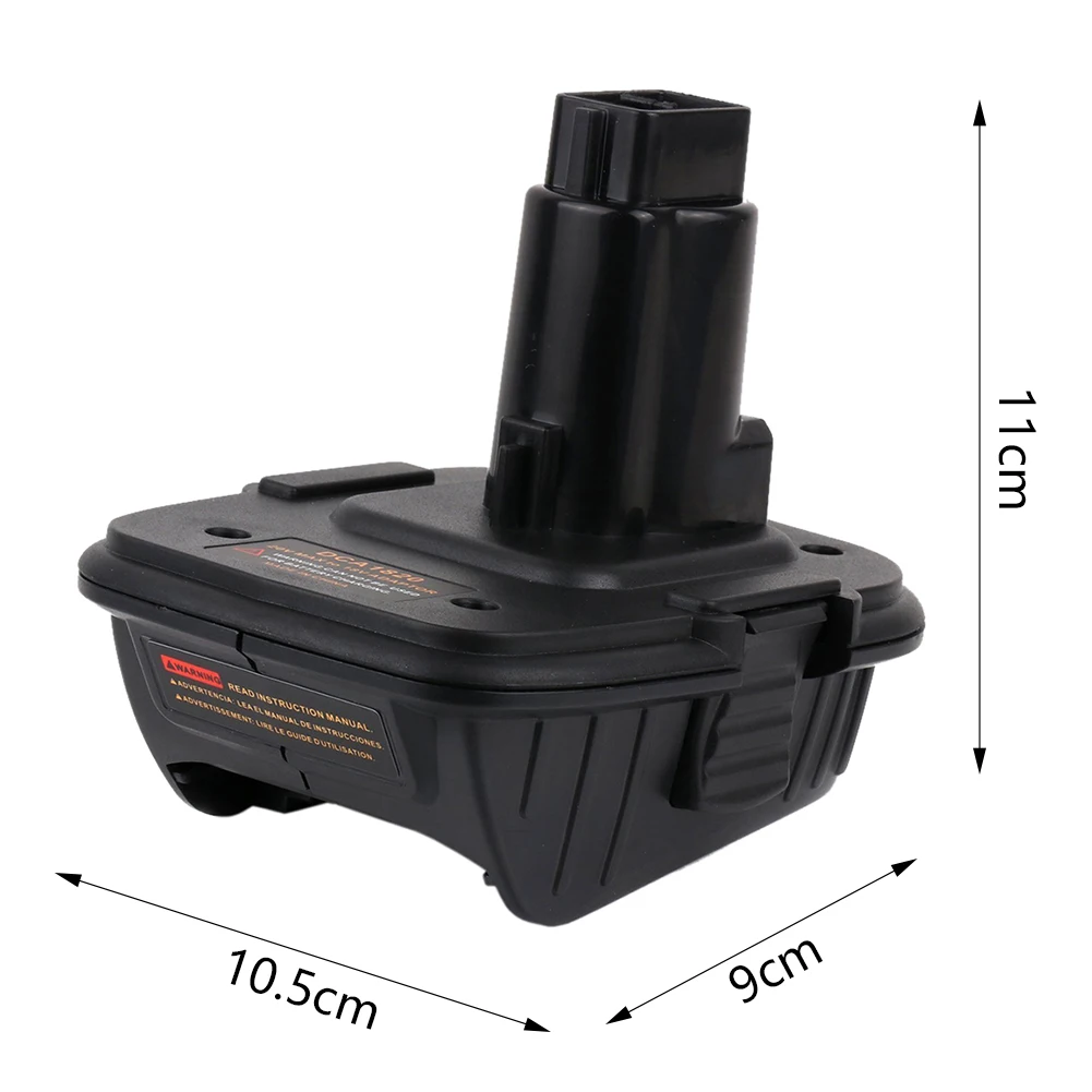 Портативный зарядное устройство инструмент Полезная профессиональная Замена DCA1820 20 в литий-ионный до 18 в NI легко наносится батарея адаптер для Dewalt