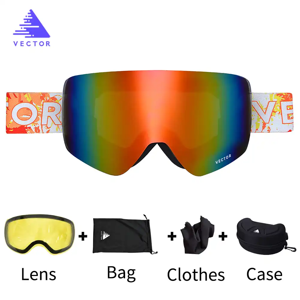 ski goggles with interchangeable lenses