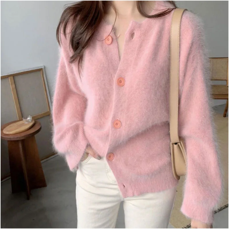 Student Sweater Knitted Coat 