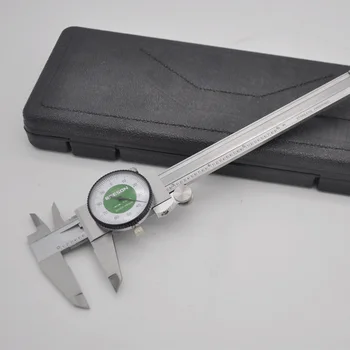 

6'' Dial Caliper 0-150mm Digital Vernier Metal Gauge meter Micrometer tester Tool high-precision