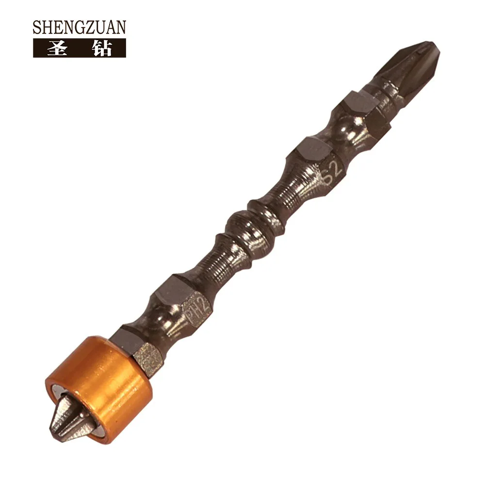 

S2 65mm Electric screwdriver non-slip driver hand tool with hexagonal handle magnetic crosshead