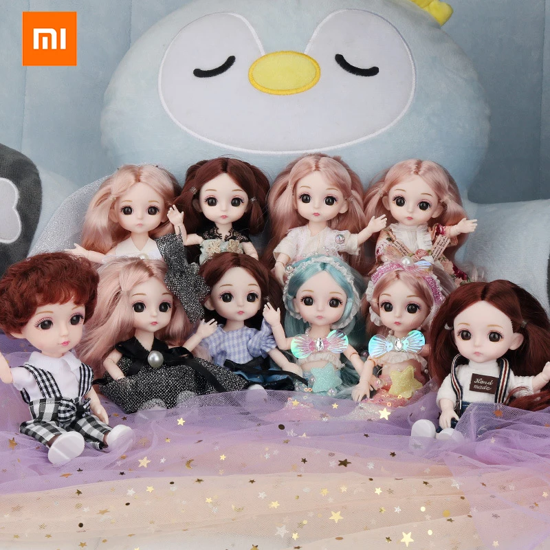 Новинка Детская кукла Xiaomi наряд 13 суставов подвижная Подарочная игрушка