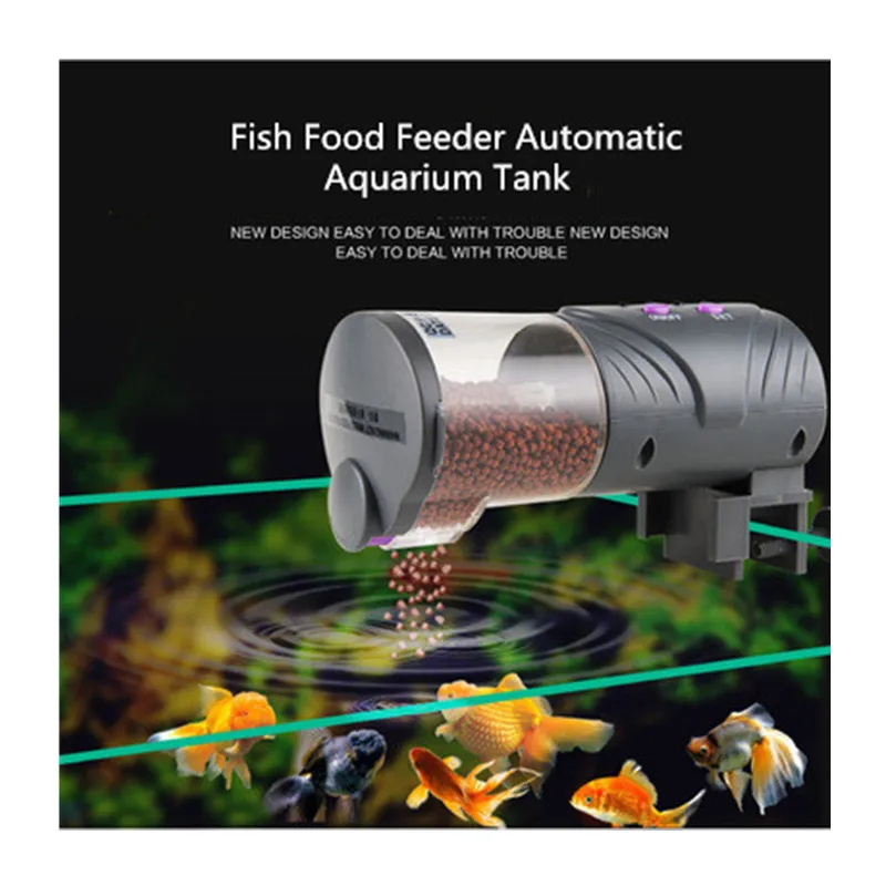 

2019 New Aquarium Tank Fish Food Feeder Automatic Fish Feeder Food Timer Feeding Timer Feeding Dispenser For Fish Aquarium Tank