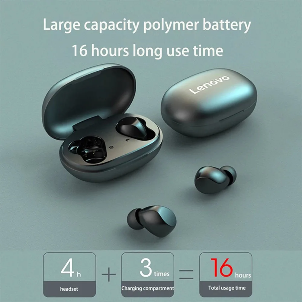 

Original Lenovo Bluetooth 5.0 Wireless Earphone TWS HIFI Mini In-Ear headphones Sports Headset HD Call Earbuds for iPhone Xiaomi