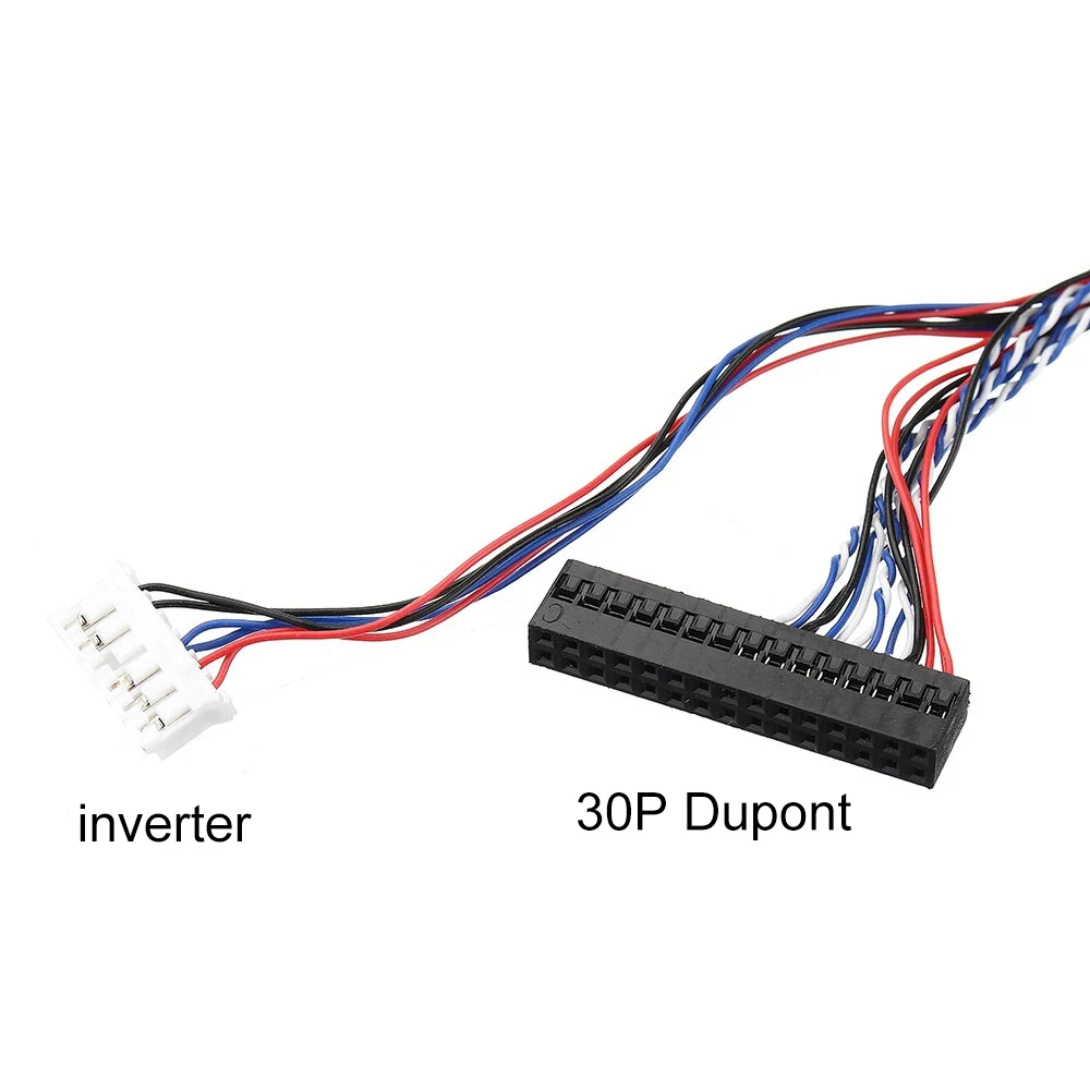 Universal 1Ch 8Bit 40Pins 0.5mm I-PEX20453 IPEX 20455 Notebook LED LCD LVDS Screen Cable for LCD DIY Modified display lvds cable adapter kit