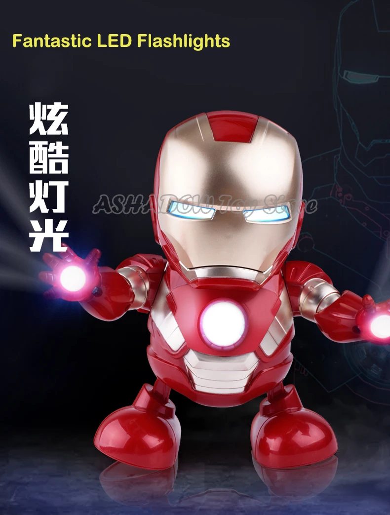Танец Железный человек паук Шмель Marvel Мстители трансформатор танцы ...