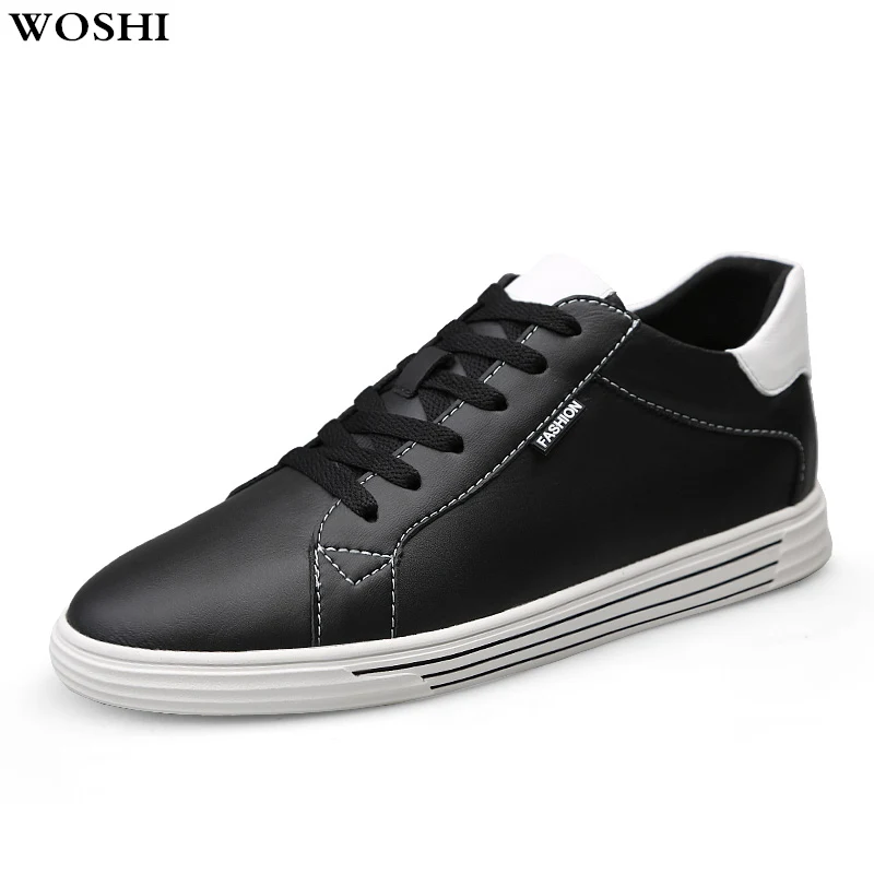 

Genuine Leather Shoes Men lace up Winter Shoes outdoor Brand Footwear Mens Casual Shoes Male High Quality Cowhide Loafers white