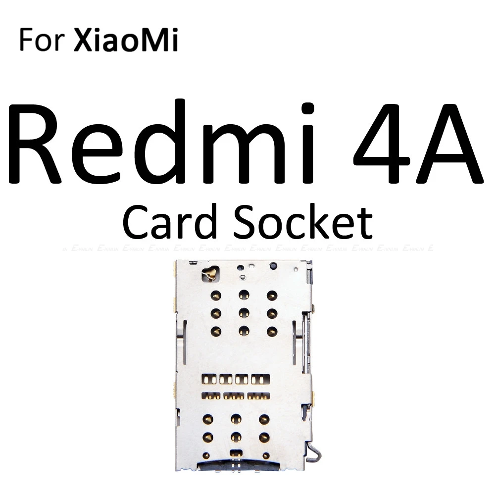 Высокое качество Micro SD/Sim карты лоток гнездо адаптер для XiaoMi Redmi 4A 4 Pro Note 4 Разъем Держатель Слот ридер контейнер