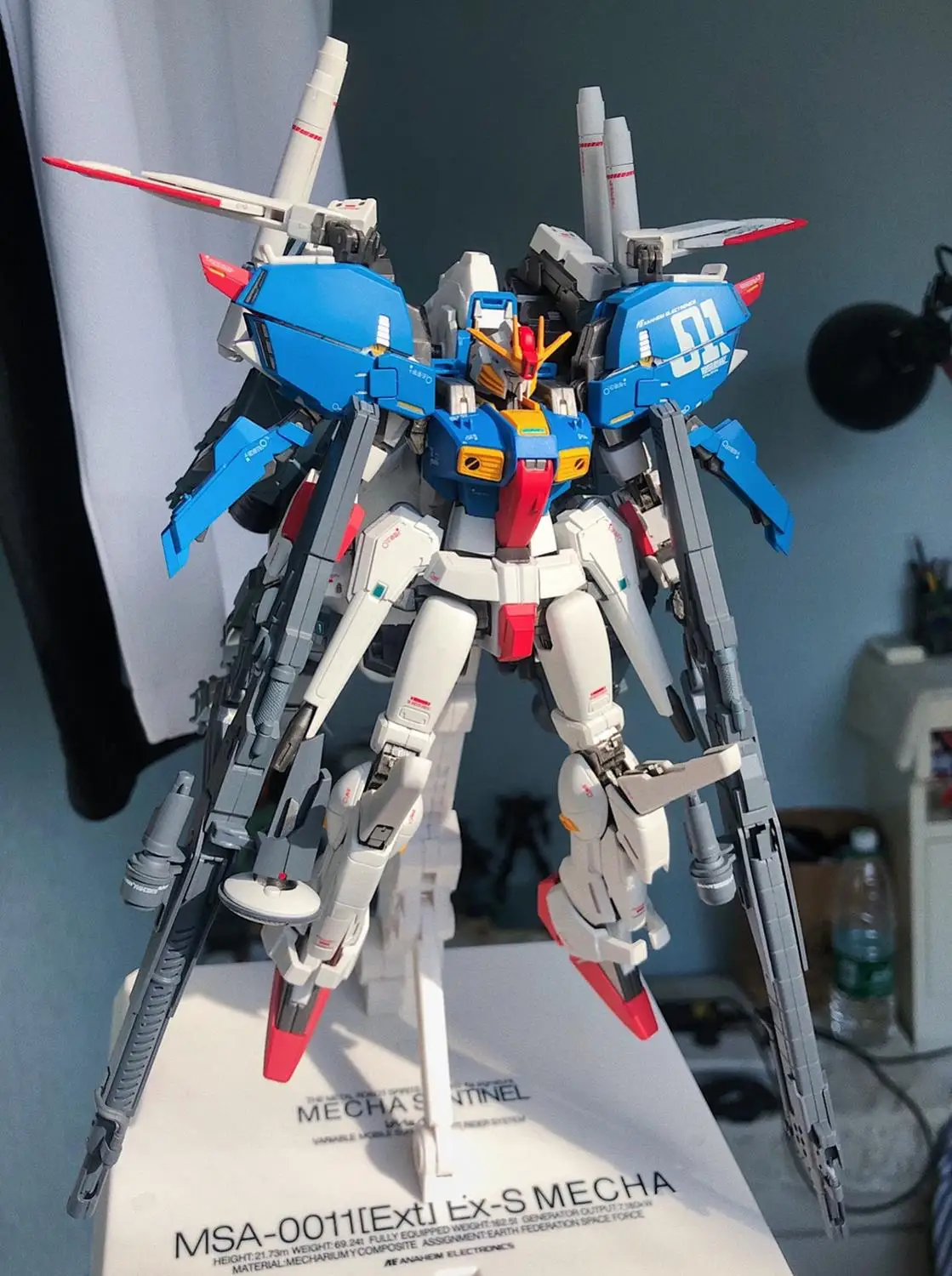 Бустер для Baofeeng Bandai MR Металлический Робот Духи S Gundam Готовая модель рюкзак DB043