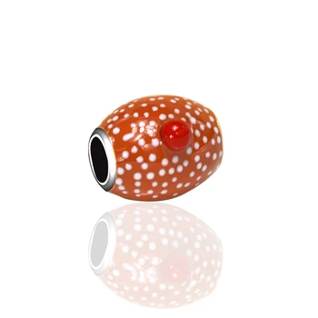 

Strollgirl 925 sterling silver sufganiyot in hanukkah charms colorful enamel donut beads fit Pandora bracelet for women Jewelry