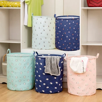 

Polyester Large Capacity Clothes Storage Bin Foldable Organizer Basket For Laundry Toy Holder Bedroom Bathroom Pack Bag Package