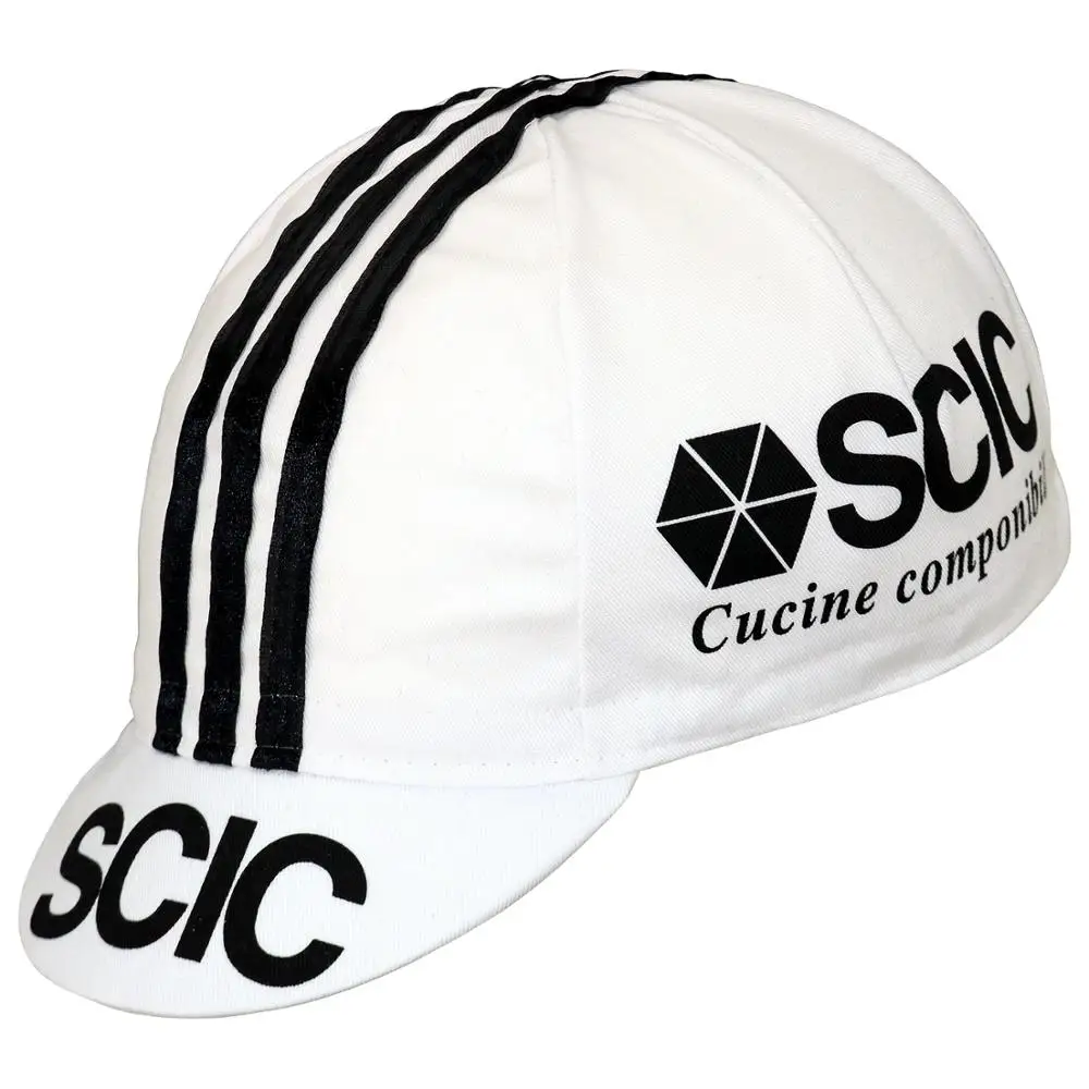 Fixed Gear SCIC RETRO CYCLING TEAM CAP Vintage Made in Italy 
