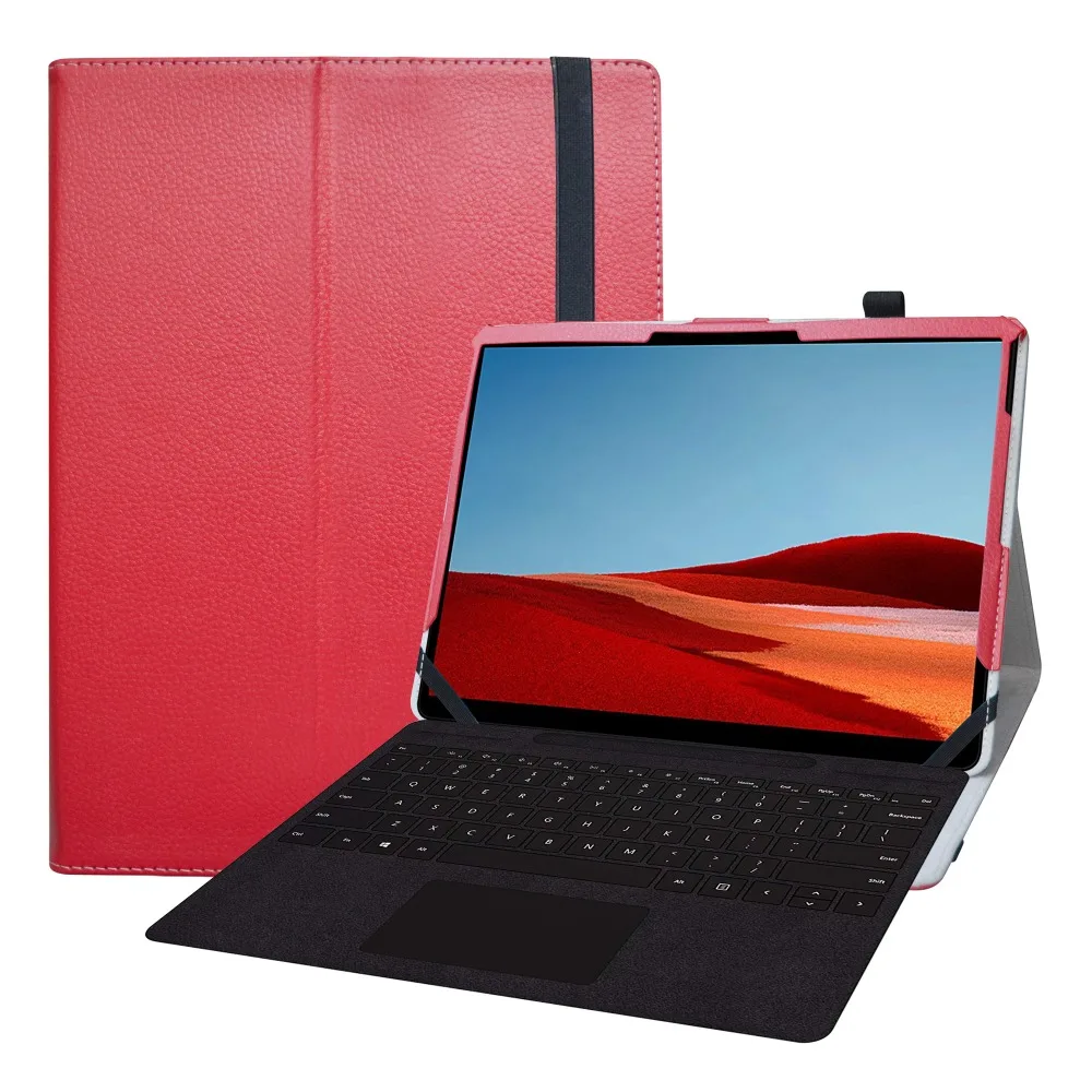 Чехол для 1" NEW microsoft Surface Pro X складной чехол с эластичной застежкой