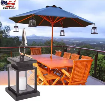 

1PCS Solar Garden Light LED Solar Candle Lantern Courtyard Light Outdoor Garden Solar Light Hanging Solar Lamp Decorative Lights