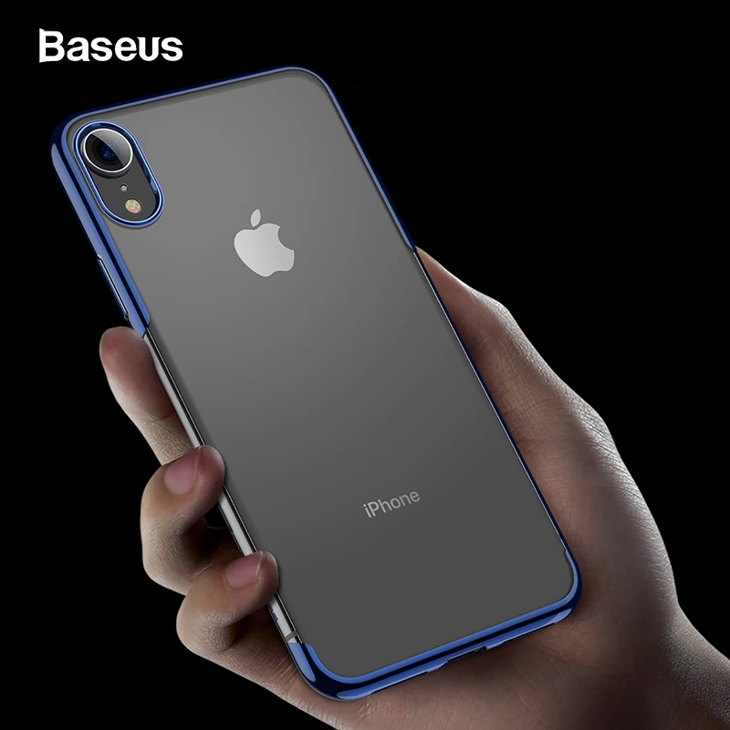 Чехол Baseus для iPhone XR Xs чехол Роскошный мягкий ТПУ чехол для телефона для iPhone XS XR XS Max Coque Funda задняя крышка прозрачный