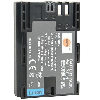 

DSTE LP-E6N Battery for Canon EOS 90D,EOS Ra,EOS R, EOS 6D Mark II,EOS 5D Mark IV,EOS 80D,XC10,EOS R5,EOS R6 Camera