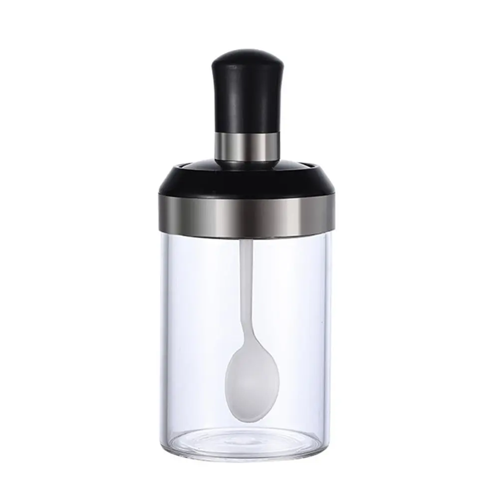 

Glass Seasoning Box Home Seasoning Bottle Kitchen Salt Shaker Seasoning Box Set Kitchen Seasoning