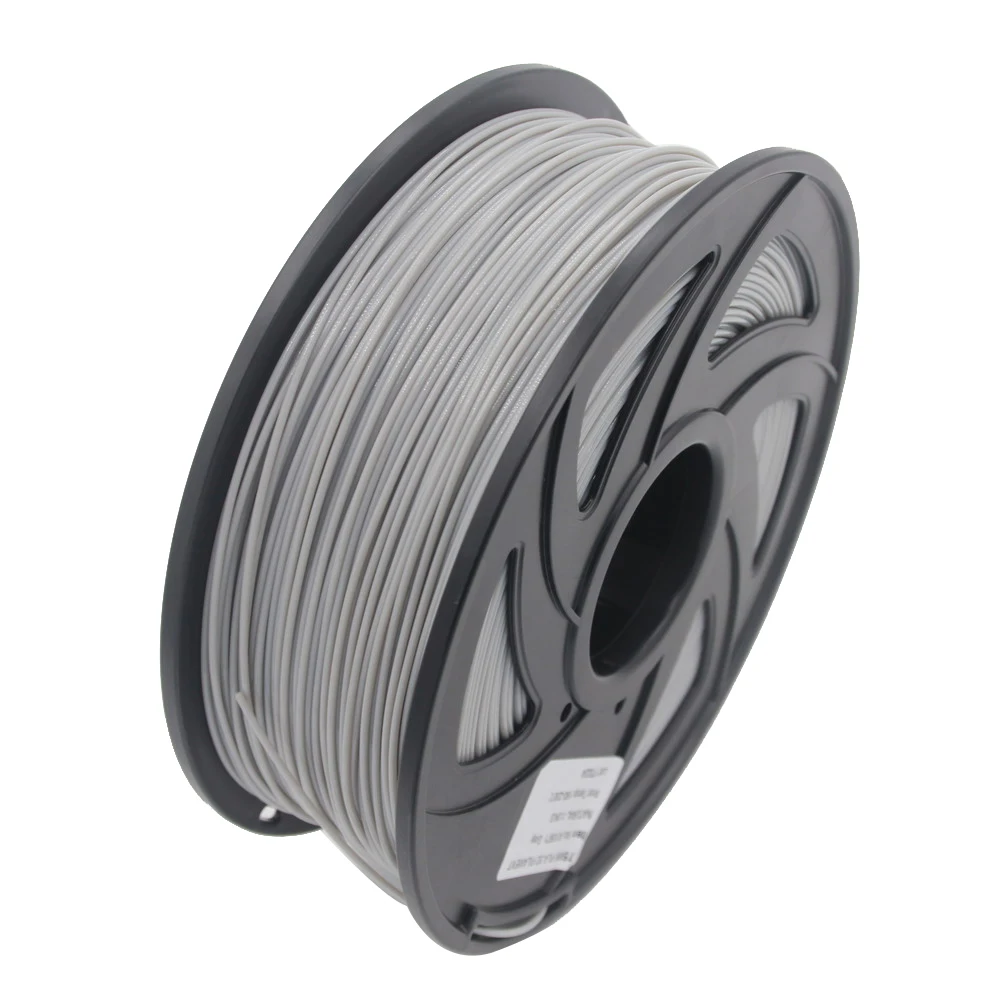 Gray Pla нить для 3d принтера материал Pla нить 1,75 мм Диаметр печатного материала поставка 3d принтера s 1 кг 2.2Lb катушка - Цвет: Gray
