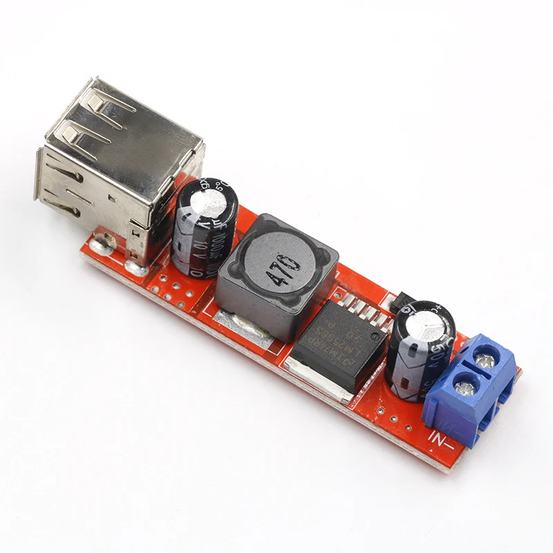 С источником питания от постоянного тока 6 V 40 до 5V 3A двойной USB зарядка DC