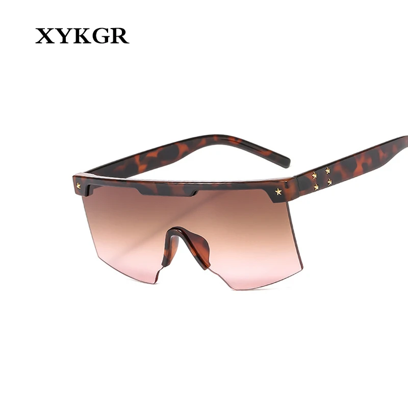 XYKGR новые модные квадратные солнцезащитные очки женские большие солнцезащитные очки женские брендовые градиентные цветные линзы очки UV400 Мужские солнцезащитные очки
