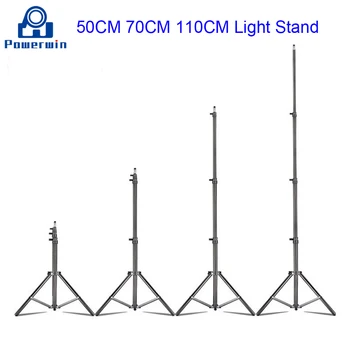 

Powerwin 50cm 70cm 110cm Mini Foldable Desk Light Stand Studio Video Photo Lighting Tripod for Ring Light Flash Softbox umbrella