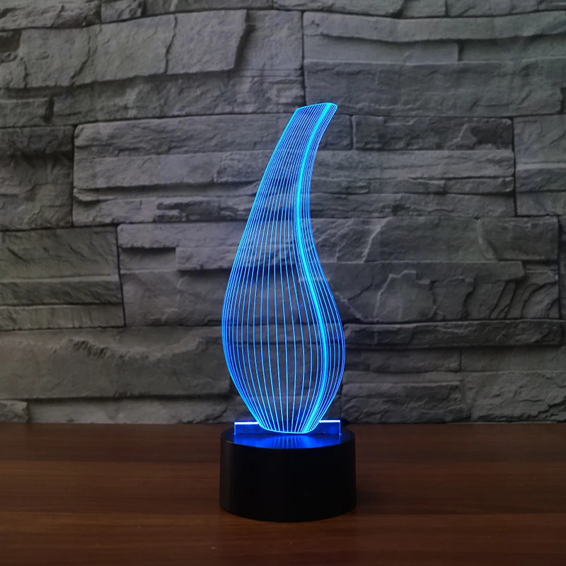 

Artistic Modeling Abstract 3d Lamp 7 Color Led Night Lamps For Kids Touch Led Usb Table Lampara Lampe Baby Sleeping Nightlight