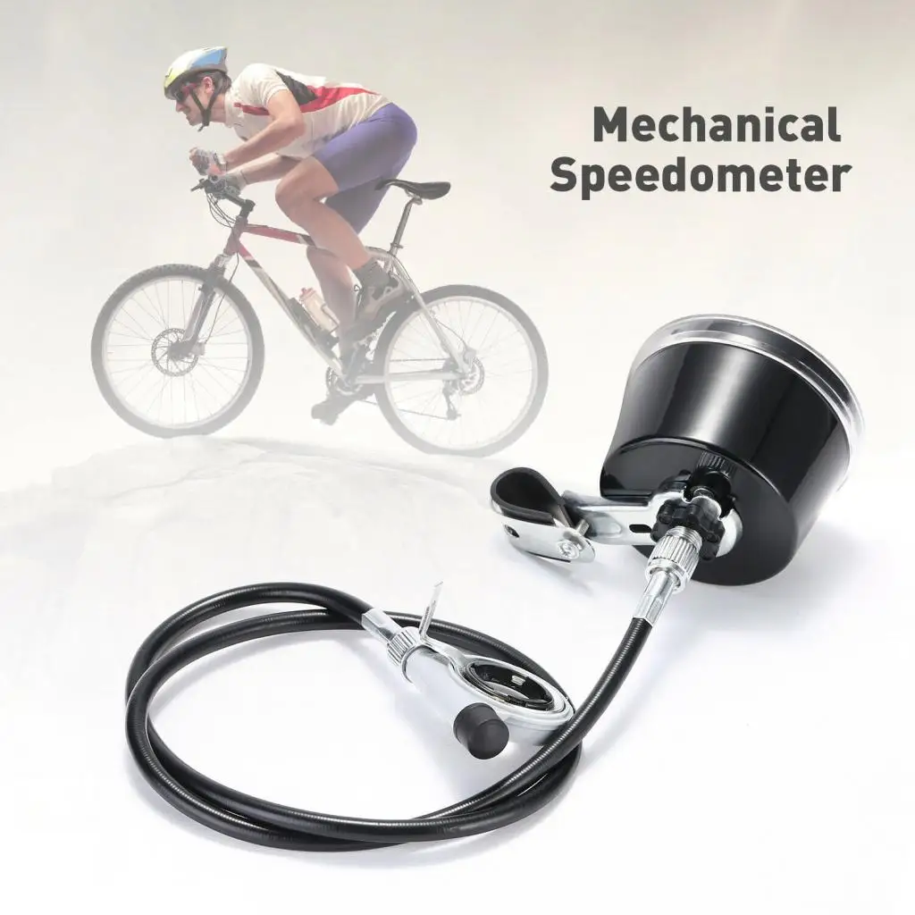 Waterproof Bicycle Bike Speedometer Analog Mechanical Odometer With Hardware Mechanical Speedometer