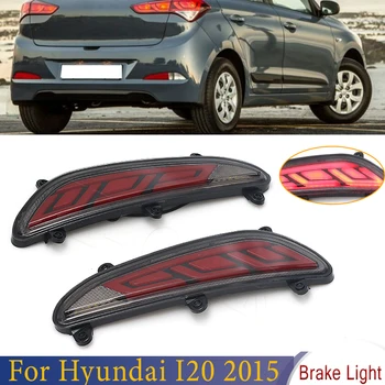 

2 pieces 3-function LED rear bumper warning light turn signal brake light running light for Hyundai I20 2015