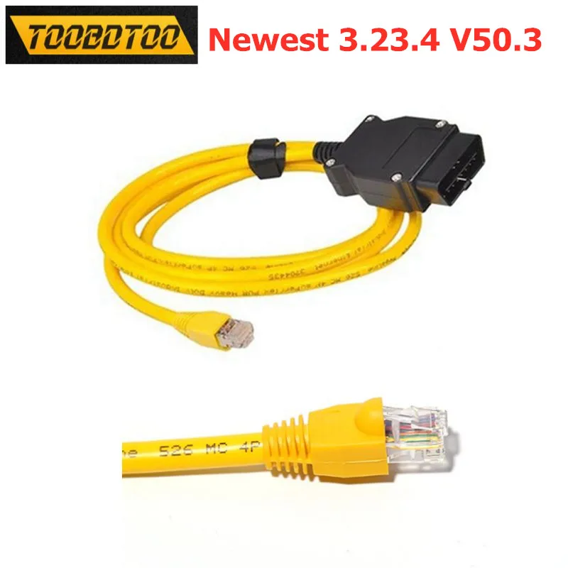 ENET кабель для передачи данных ESYS 3.23.4 V50.3 BMW в OBD2 интерфейс F-series ICOM
