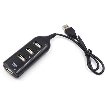 

4-USB Port High Speed HUB Splitter For U Disk Card Reader Personal Computer Laptop Data Transmission Power Transmission
