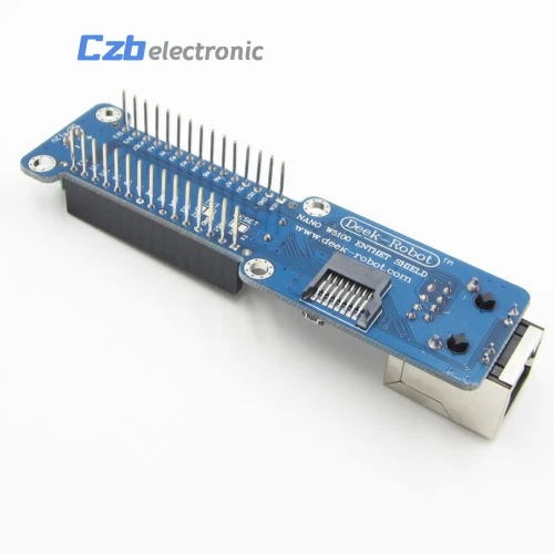 Стандартный Ethernet нано-щит W5100 Ethernet LAN сетевой модуль Micro-SD Поддержка порты TCP, UDP для Arduino V3.0 R3 UNO Mega 2560