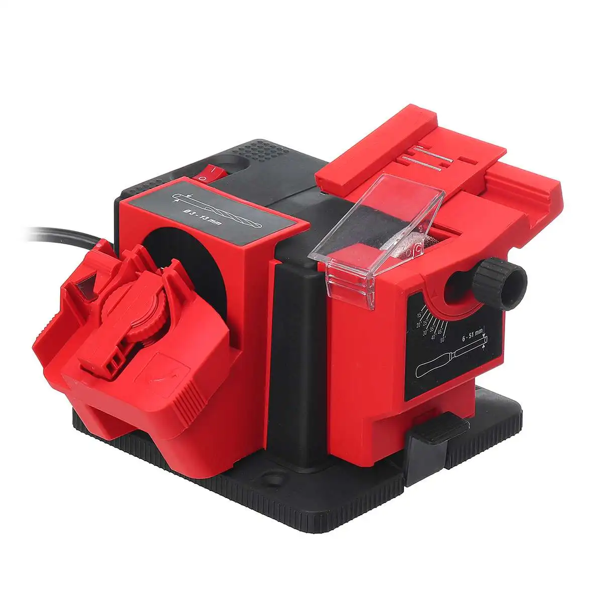 

Hot Drill Bit Kitchen Sharpening Machine Knife Scissor Chisel Planer Blade Electric Knife Sharpener Multi Function Household Too