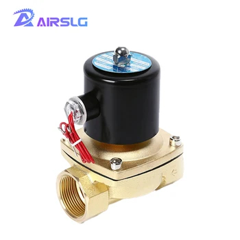 

Free Shipping DN08 DN10 DN15 DN20 DN25 1/4" 3/8" 1/2" 3/4" 1" Solenoid Valve 12V 220V Pneumatic Valve for Water Oil helium gas