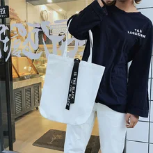 Южно-корейская английская парусиновая сумка с лентами, сумка через плечо, женская простая универсальная школьная сумка и сумка