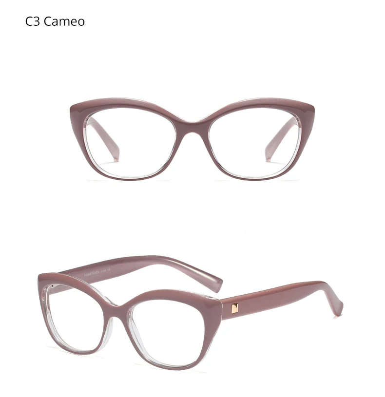 Ralferty высококачественные женские очки оправа «кошачий глаз» винтажная оправа для очков для женщин прозрачные очки без диоптрий F95154