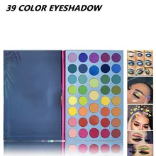 39 цветов радужные Сияющие тени для век мерцающие матовые тени для век многофункциональные тени для век Палитра профессиональный косметический макияж X#5