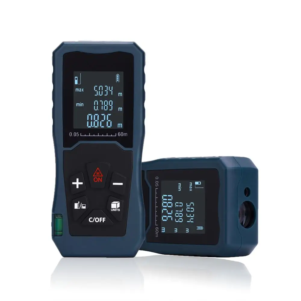 40M 60M 80M 100M Laser Rangefinder Digital Laser Distance Meter Battery-Powered Laser Range Finder Tape Distance Measurer Ruler