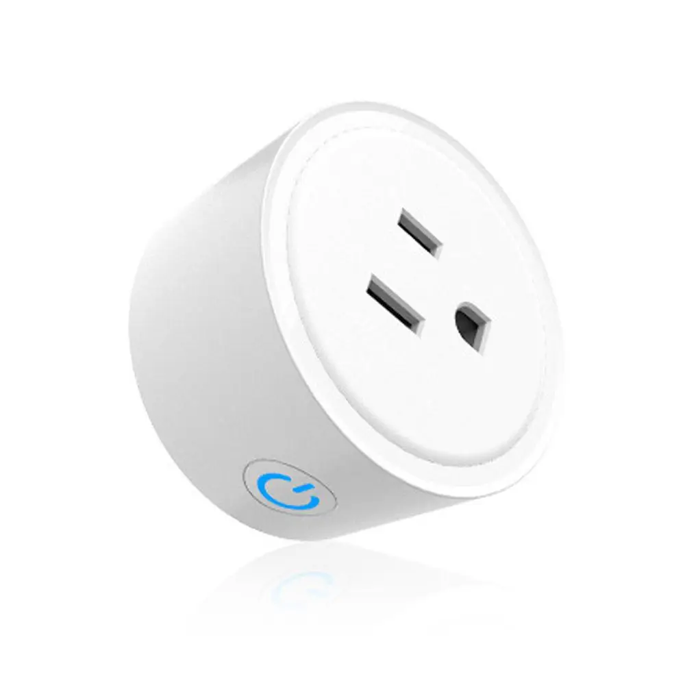 1Pcs Teekar DS-169 стандарт США 10A Смарт Wi-Fi розетка Tuya Smart Life APP пульт дистанционного управления работает с Alexa Google Home - Тип: 1Pcs