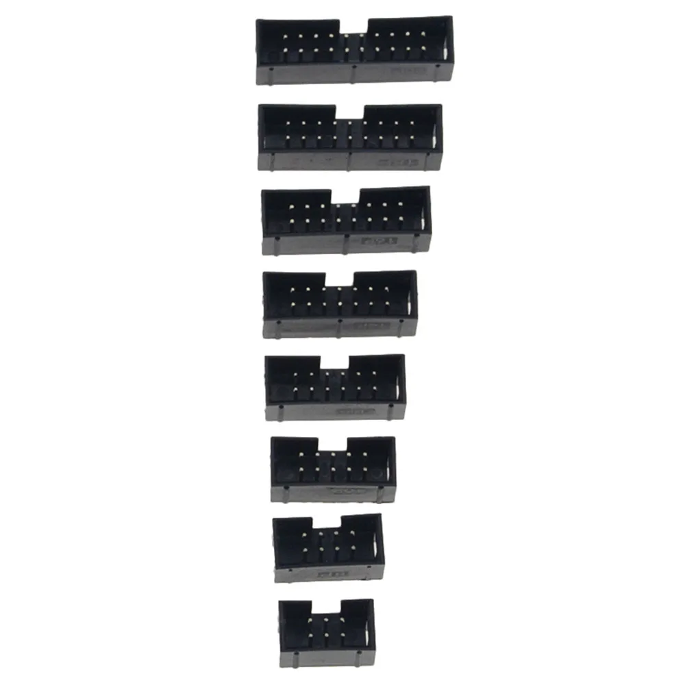 

10PCS DC3 6P 8P 10P 14P 16P 20P 24P 2.54mm Socket Header Connector ISP Male Double-Spaced Straight IDC DC3-6P