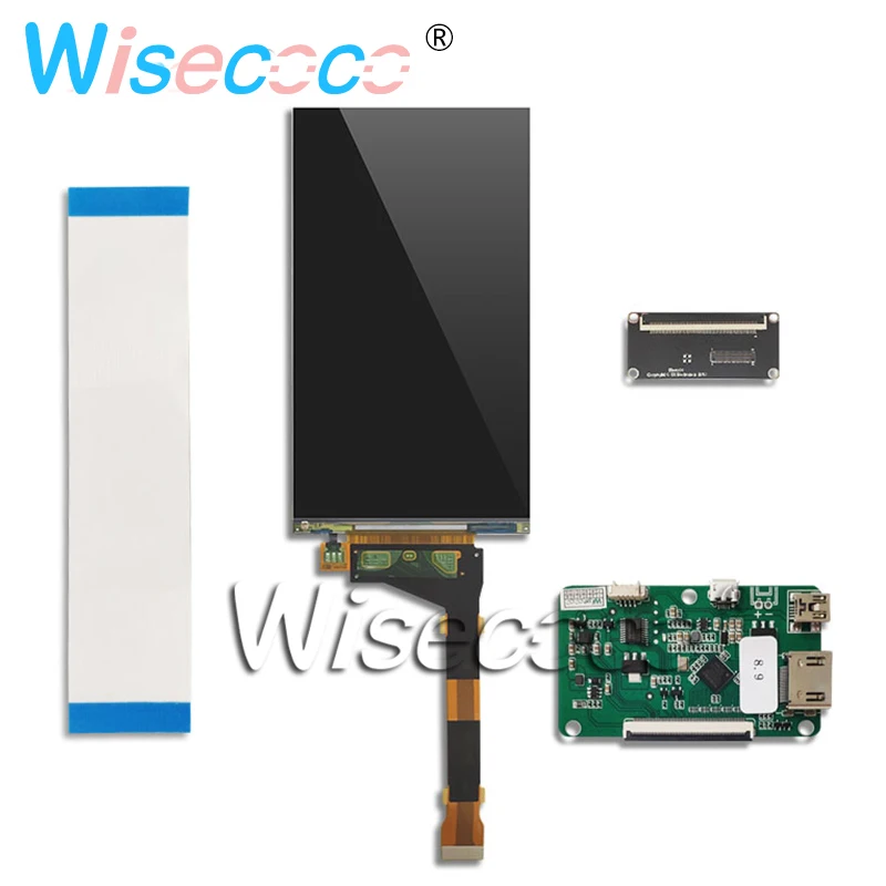 Display Lcd 5.5x1440 Resolução 2560 x 50 Pinos 2usb Novo Driver de Controle para Impressora 3d Raspberry pi Painéis e LCDs p/ tablet - Imagem 5