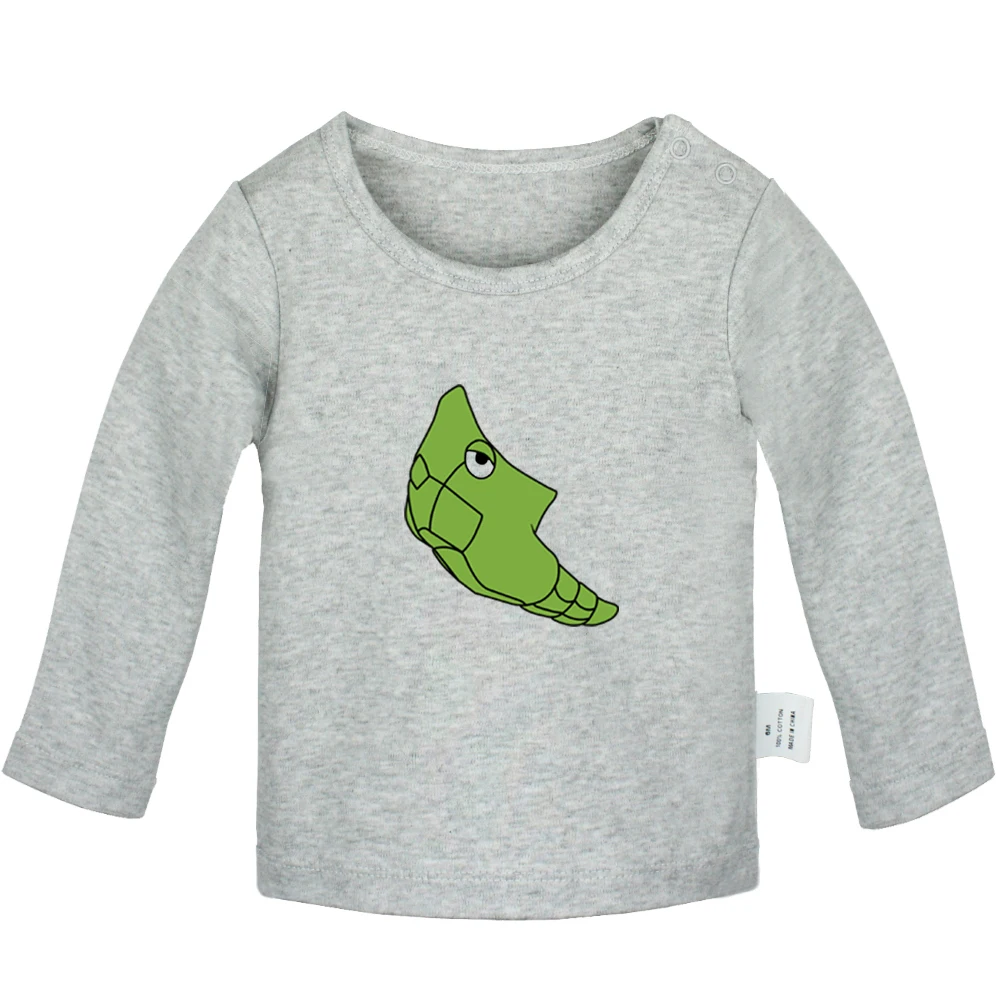 JcBabyYG957C Футболки для новорожденных с рисунком покемона, катерики, метапода, Weedle Alakazam, м-р МИМ, однотонные футболки с длинными рукавами для малышей - Цвет: JcBabyYG957C
