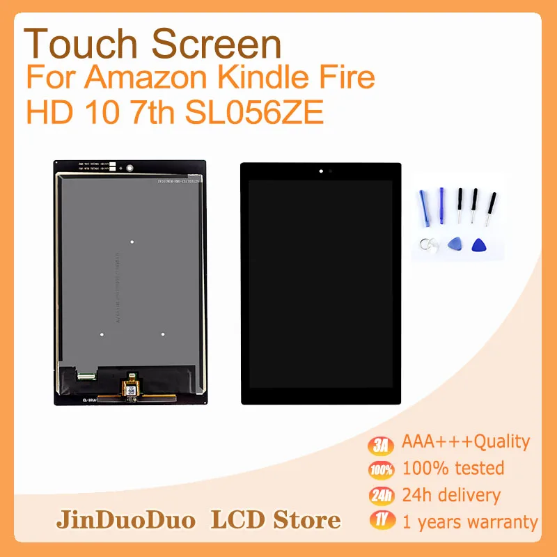 Lcds Display For Amazon Kindle Fire Hd 10 7th Gen Sl056ze 2017 Lcd