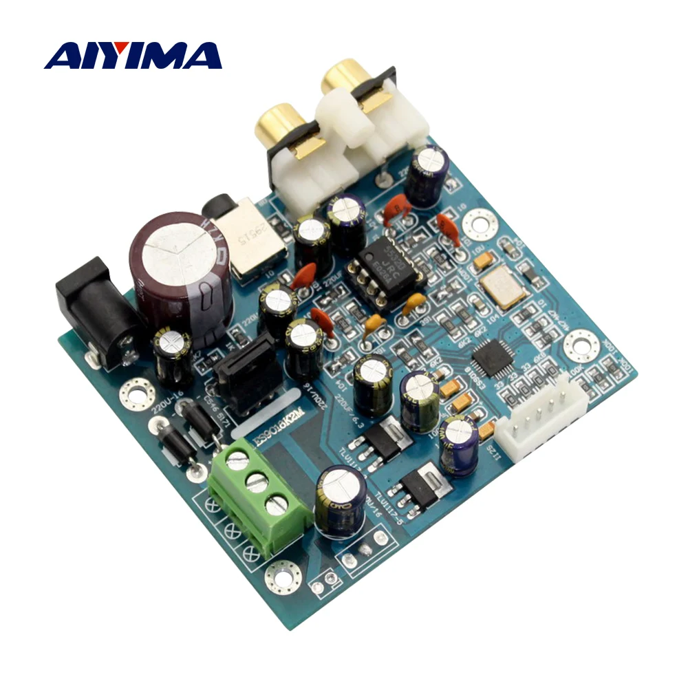 AIYIMA ES9018K2M ES9018 аудио декодер плата DAC ies вход декодирование Op Amp NE5532 DIY динамик домашний кинотеатр