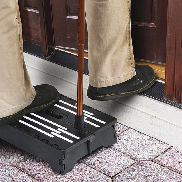 Taburete de Escalera Plegable Portátil, Antideslizante para en Interiores Y  Exteriores de Coche de Bañera, Perfecto para Ancianos Discapacit Salvador  Escalón de movilidad al aire libre plegable