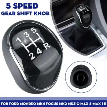 

5/6 Speed Manual Gear Shift Knob For Ford/Mondeo MK4 Focus MK2 MK3 C-Max S-Max I II Kuga Galaxy MK2 MK3 2007-2015