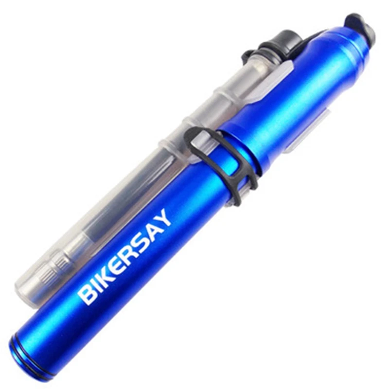 ABZB-велосипедный надувной горный амортизатор для велосипеда высокого давления портативное Надувное Велосипедное оборудование для дорожного транспортного средства Fron - Цвет: Blue