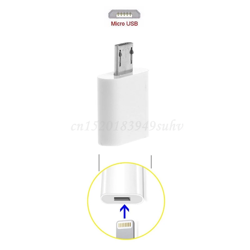 8-контактный переходник Lightning Female на Micro USB Male для LG Xiaomi huawei | Электроника