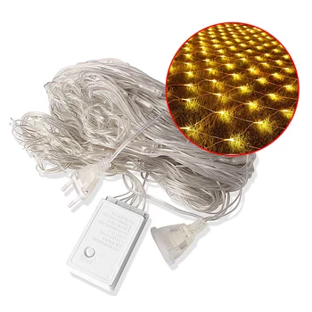 

144 LEDs Net Mesh Lights Fairy Light With 8 Modes For Party Wedding Xmas Decor 220V Waterproof Low power consumption